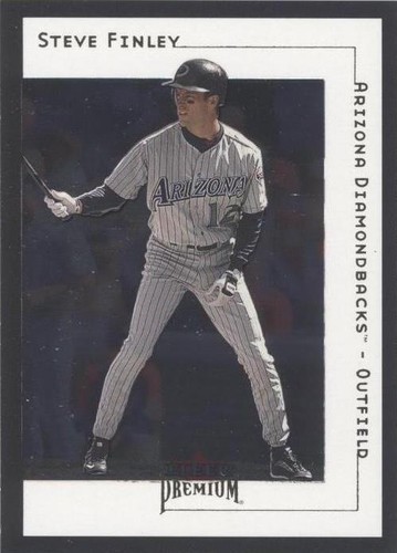 2001 Fleer Premium - Steve Finley #30