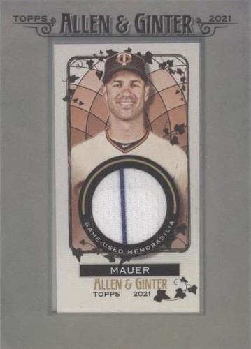 2021 Topps Allen & Ginter's - Joe Mauer #MFR-JM
