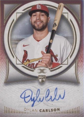 2021 Topps Definitive Collection - Dylan Carlson #DRA-DC2
