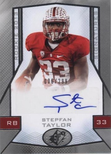 2013 SPx Stepfan Taylor #87