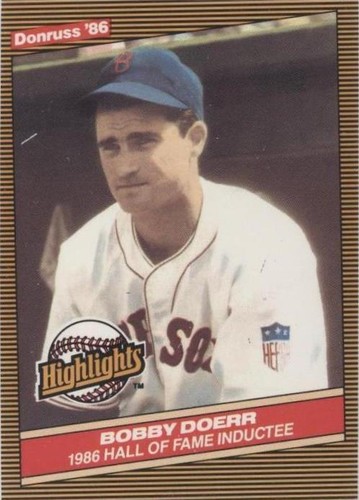 1986 Donruss Highlights - Bobby Doerr #32