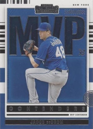 2021 Panini Contenders - Jacob deGrom #MVP-JD