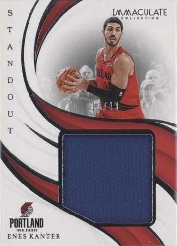 2018-19 Panini Immaculate Collection - Enes Kanter #SM-EKT