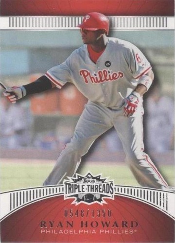 2010 Topps Triple Threads - Ryan Howard #72