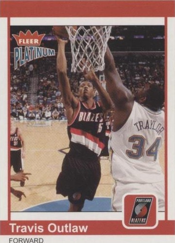 2003-04 Fleer Platinum - Travis Outlaw #182