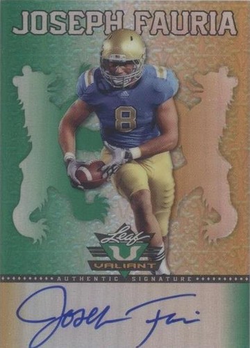 2013 Leaf Valiant Joseph Fauria #BA-JF1