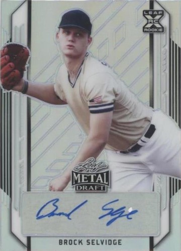 2021 Leaf Metal Draft - Brock Selvidge #BA-BS1