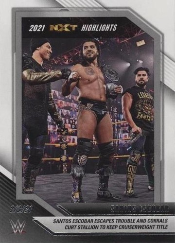 2022 Panini WWE NXT - Santos Escobar #4