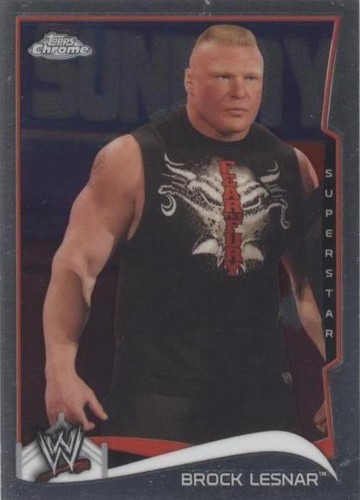 2014 Topps Chrome WWE - Brock Lesnar #8