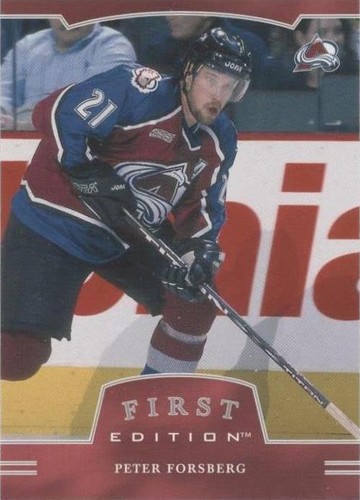 2002-03 In the Game Be A Player First Edition - Peter Forsberg #144
