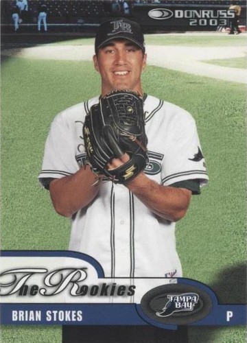 2003 Donruss Rookies & Traded - Brian Stokes #56