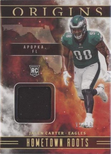 2023 Panini Origins Jalen Carter #HR-JC