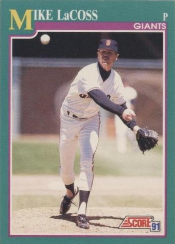 1991 Score - Mike LaCoss #652
