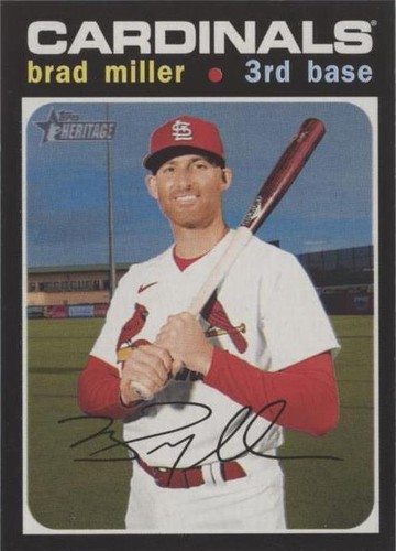 2020 Topps Heritage High Number - Brad Miller #580