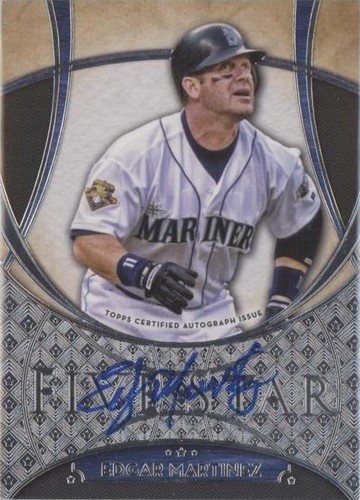 MLB TOPPS EDGAR MARTINEZ 5シリ PATCH auto 2024 TOPPS FIVE STAR EDGAR MARTINEZ AUTO ON CARD AUTOGRAPH