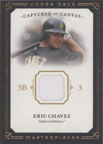 2008 Upper Deck Masterpieces - Eric Chavez #CC-EC