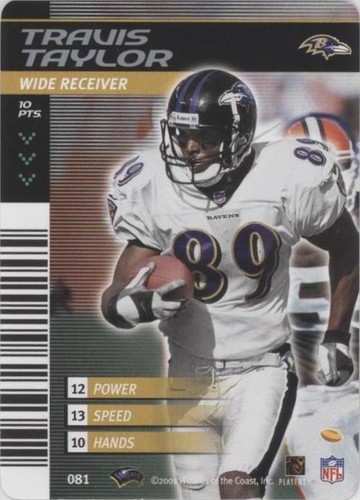 2001-02 NFL Showdown 1st & Goal Travis Taylor #081