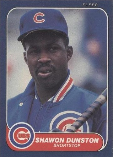 1986 Fleer - Shawon Dunston #366