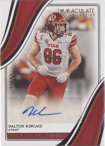 2023 Panini Immaculate Collection Collegiate Dalton Kincaid #SM-DK