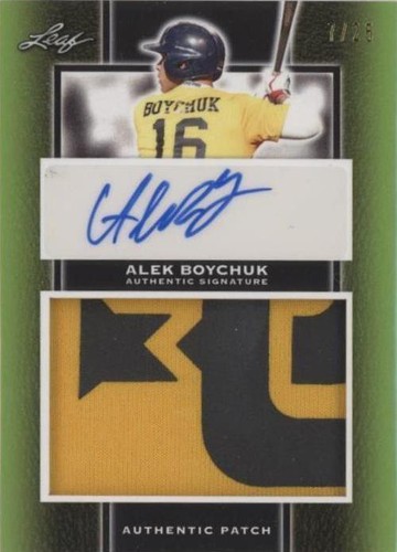 2019 Leaf Perfect Game National Showcase - Alek Boychuk #PA-AB1