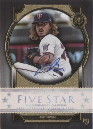 2022 Topps Five Star - Joe Ryan #FSA-JRY