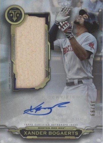 2019 Topps Triple Threads - Xander Bogaerts #AUJR-XB