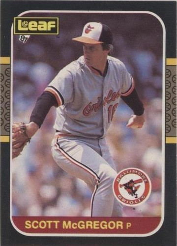 1987 Leaf Canadian - Scott McGregor #243