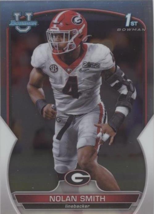 2022 Bowman University Chrome Nolan Smith #33