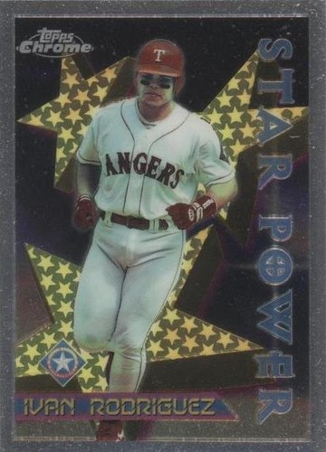 1996 Topps Chrome - Ivan Rodriguez #87