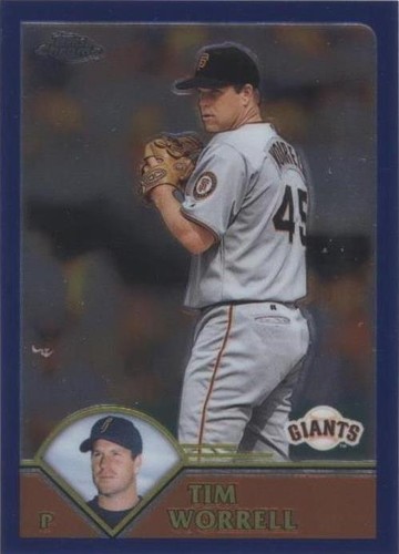 2003 Topps Chrome - Tim Worrell #368