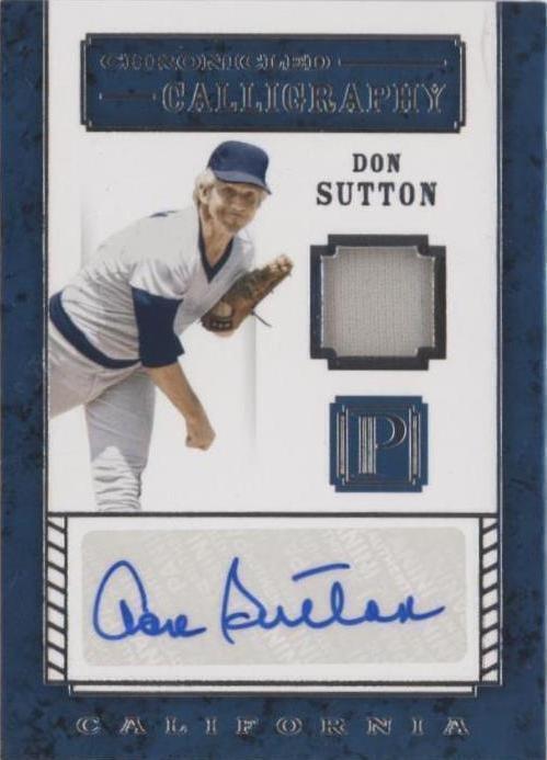 Panini Pantheon 2016 - Don Sutton #CC-DS