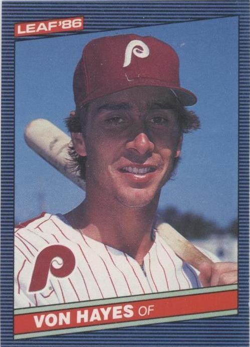 Leaf Canadian 1986 - Von Hayes #176