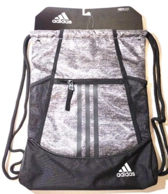 Adidas Alliance II Sackpack Onix Jersey Grey/Black One Size Backpack