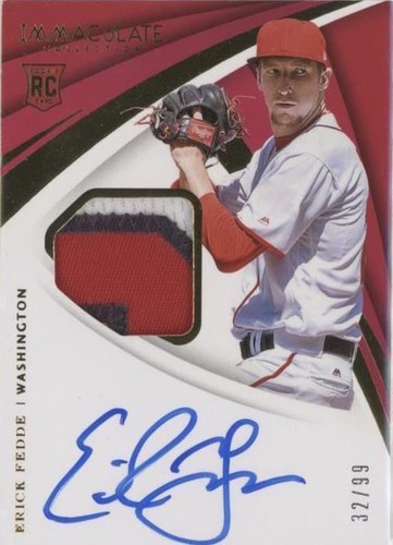2018 Panini Immaculate Collection - Erick Fedde #45