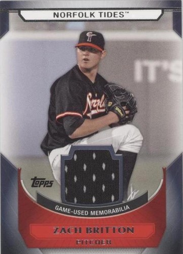 2011 Topps Pro Debut - Zach Britton #MM-ZB