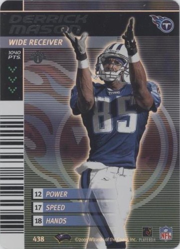 2001-02 NFL Showdown 1st Edition Derrick Mason #438