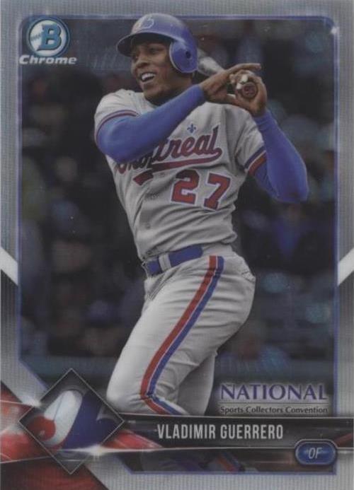 2018 Bowman Chrome National Convention - Vladimir Guerrero #BNR-VG