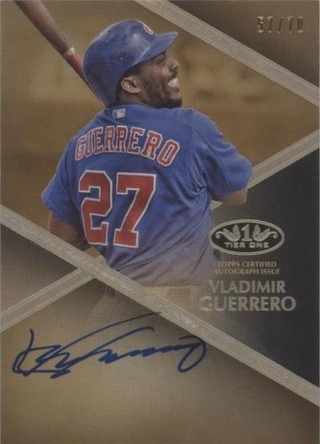 2019 Topps Tier One - Vladimir Guerrero #T1A-VG