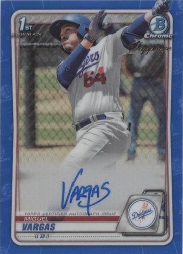 2020 Bowman Chrome Sapphire Edition - Miguel Vargas #BSPA-MV