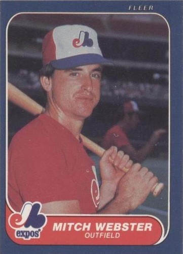 1986 Fleer - Mitch Webster #265