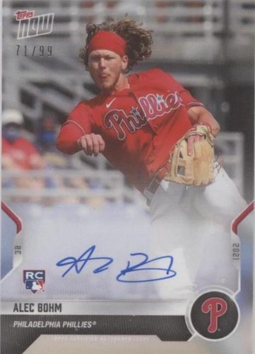 ALEC BOHM　TOPPS FIVE STAR ＆  GOLD LABEL 2021 topps five star alec bohm golden graphs 39/40 SGC 9.5