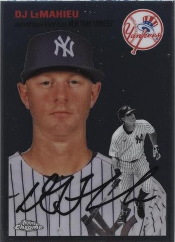 2023 Topps Chrome Platinum Anniversary DJ LeMahieu #374 Logo