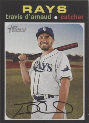 2020 Topps Heritage - Travis d'Arnaud #207