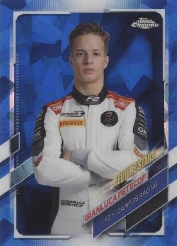 2021 Topps Chrome Sapphire Edition Formula 1 - Gianluca Petecof #65