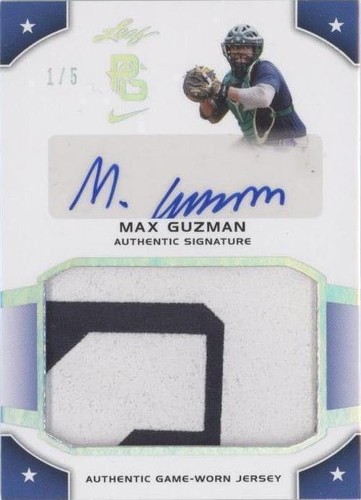 2015 Leaf Perfect Game National Showcase - Max Guzman #JA-MG1