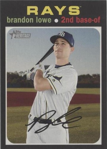 2020 Topps Heritage - Brandon Lowe #255