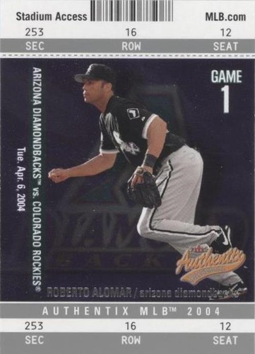 2004 Fleer Authentix - Roberto Alomar #74