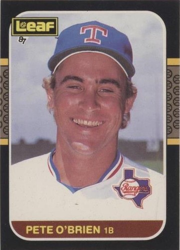 1987 Leaf Canadian - Pete O'Brien #186