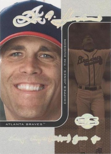 2006 Topps Co-Signers - Chipper Jones Tim Hudson #61-B