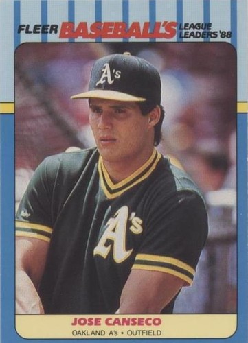 ■MLB Mark McGwire Jose Canseco Athletics 1988 Topps Athletics Leaders Mark McGwire Jose Canseco